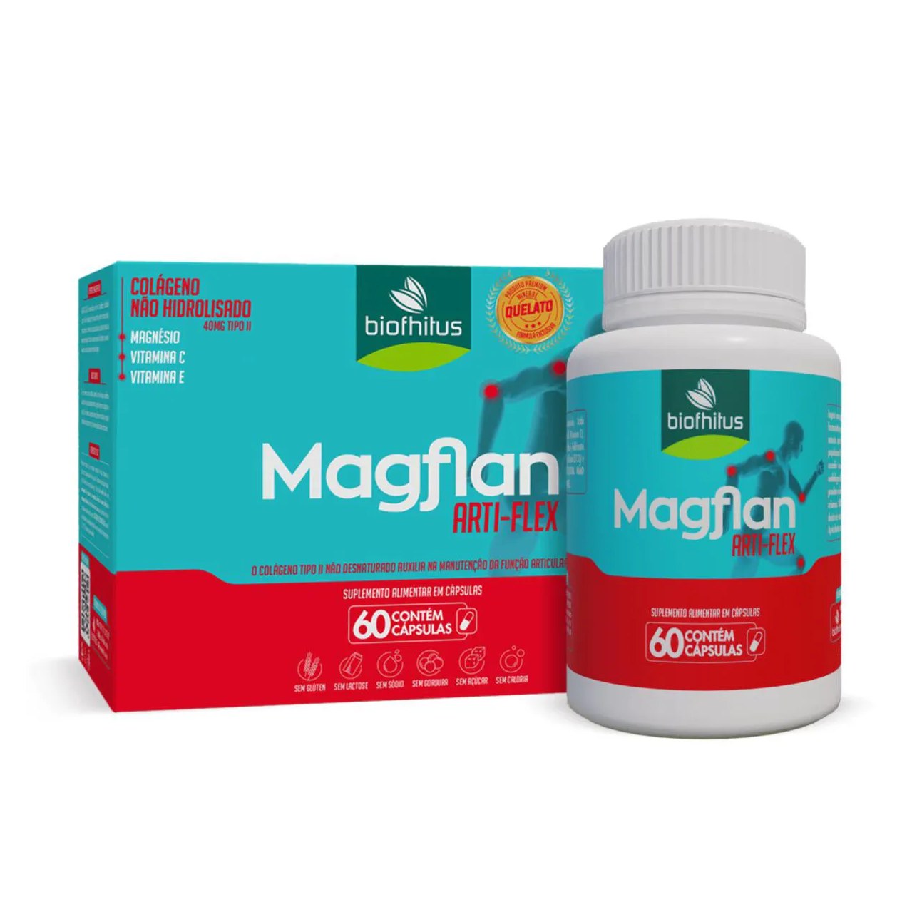 Suplemento Magflan Artiflex C60 Função Articular – Biofhitus