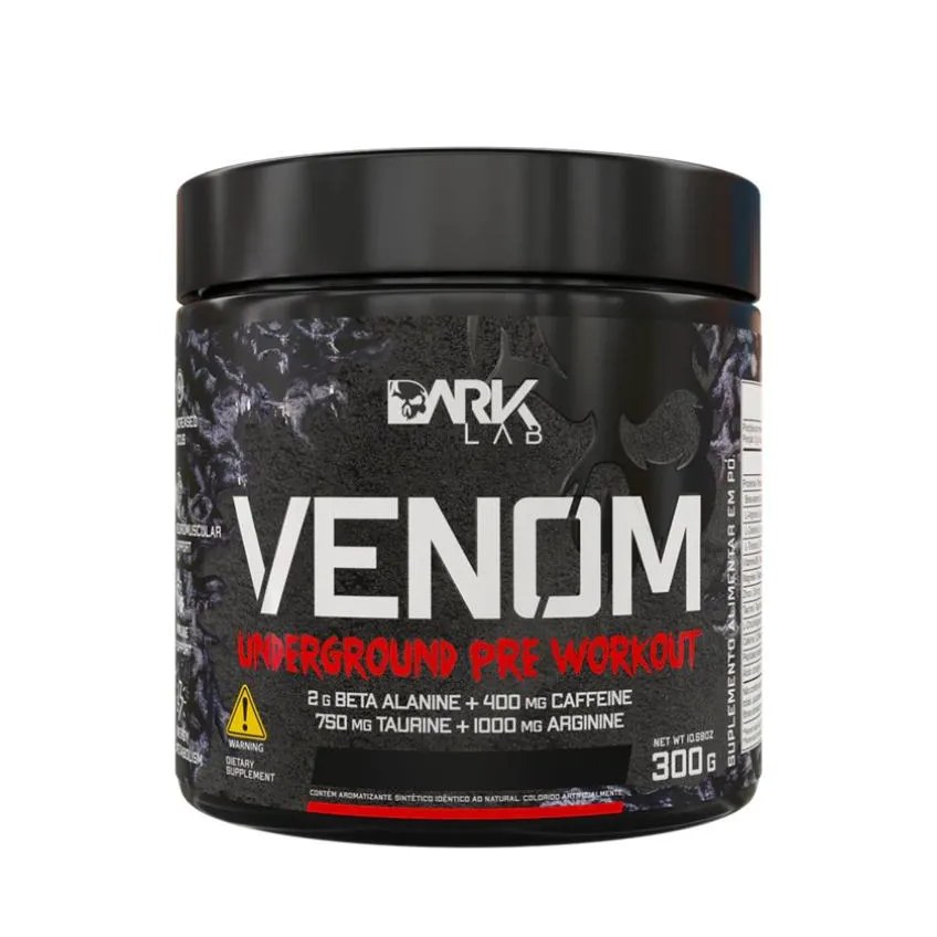 Pré-Treino Venom Underground Dark Lab - 300G Mango Loko