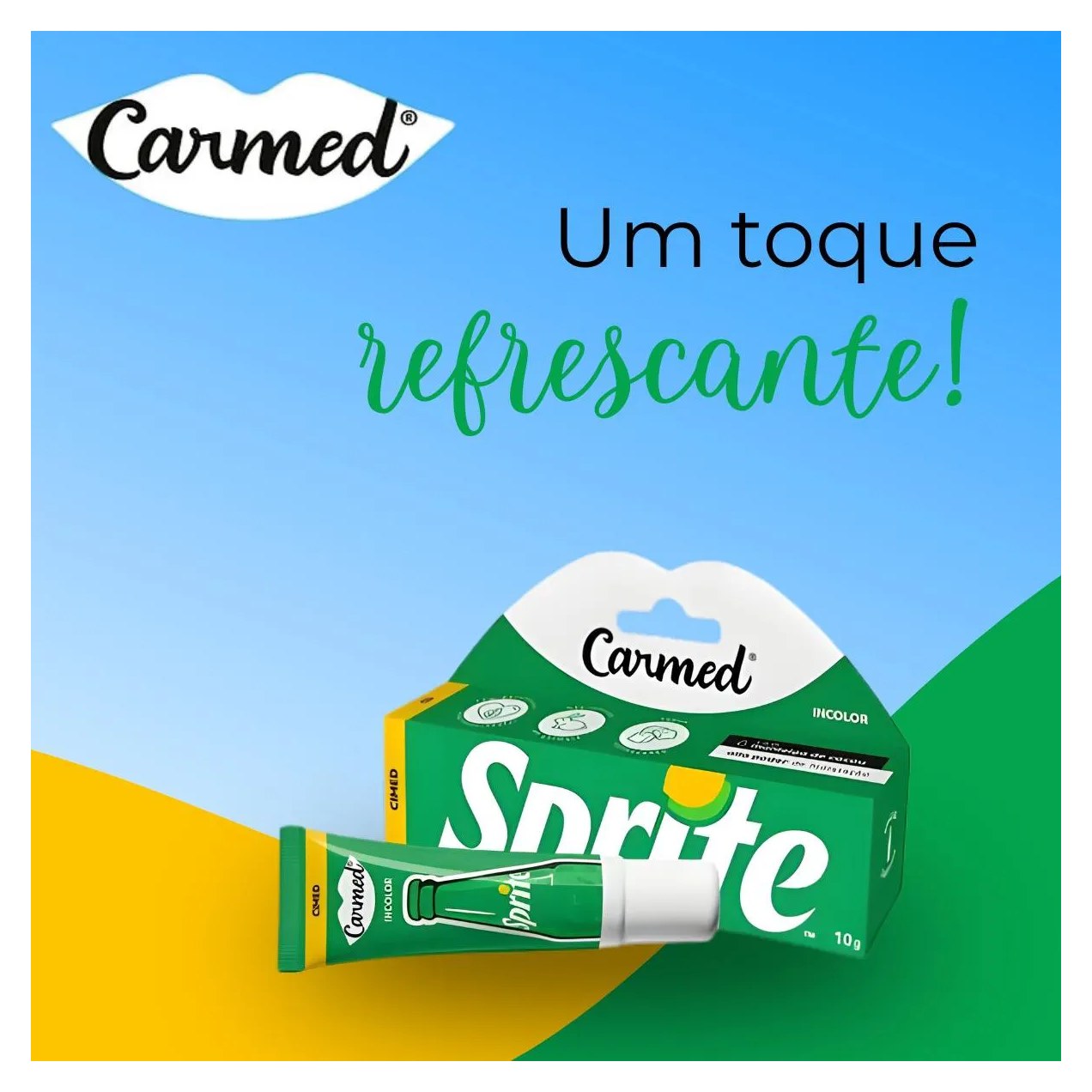 Carmed Protetor Labial Sprite Sabor Limão - 10G