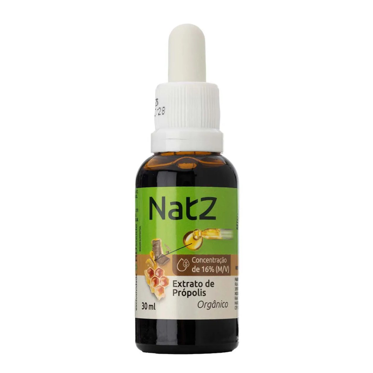 Extrato de Própolis Verde Orgânico 16% Natz 30 ml