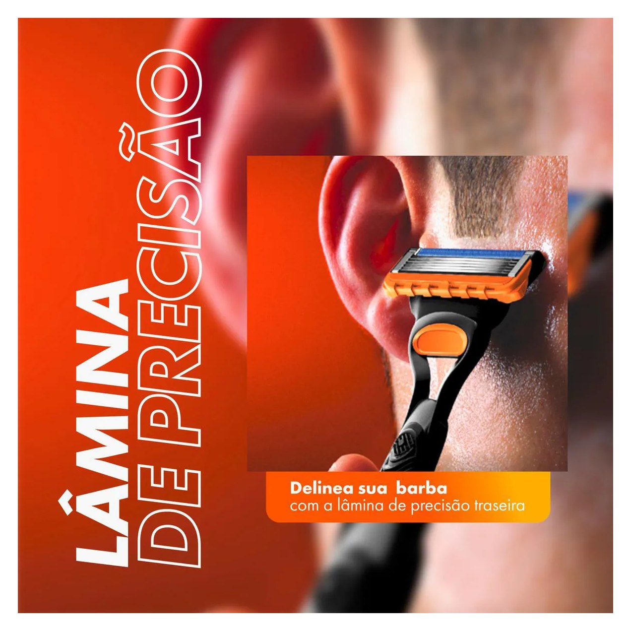 Aparelho de Barbear Gillette Fusion 5 com 1 unidade