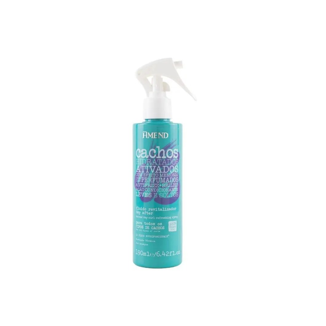 Fluido Revitalizador Cachos Amend Definição e Hidratação 190 Ml