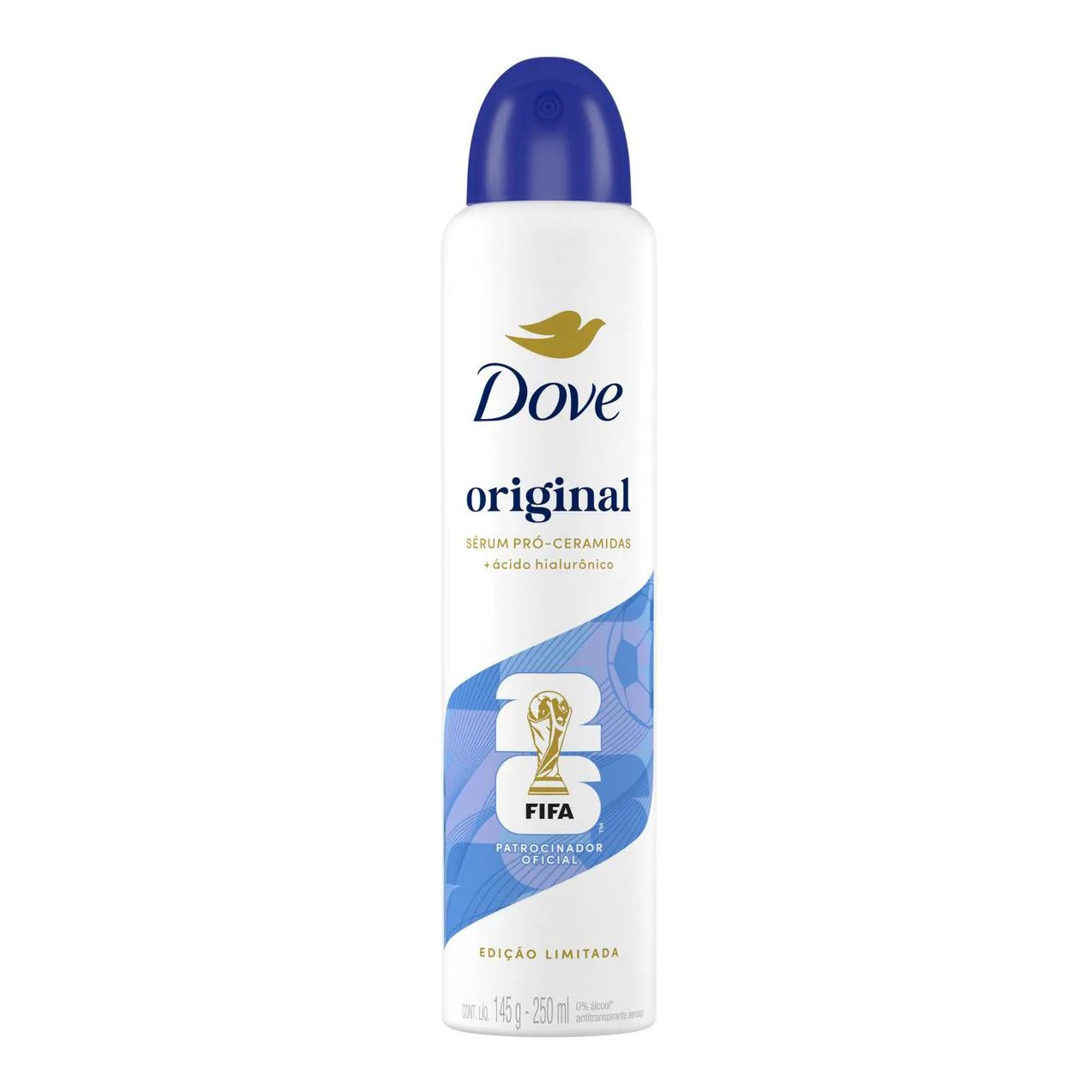 Desodorante Antitranspirante Aerosol Dove Original Feminino 72h 250ml
