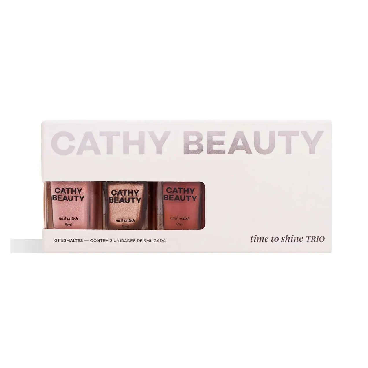 Cathy Beauty Kit Esmalte Time To Shine Trio