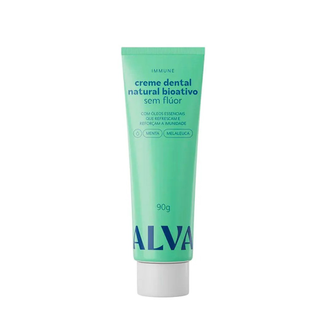 Alva Immune Menta e Melaleuca - Pasta de Dente 90G