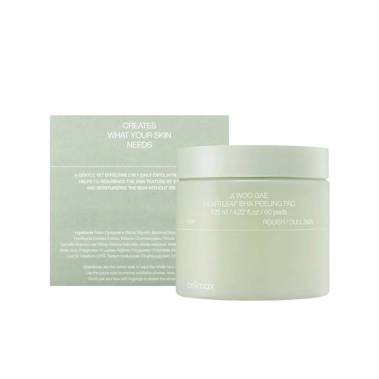 Pads Faciais Celimax Ji Woo Gae Bha Peeling Pad 60 Unidades
