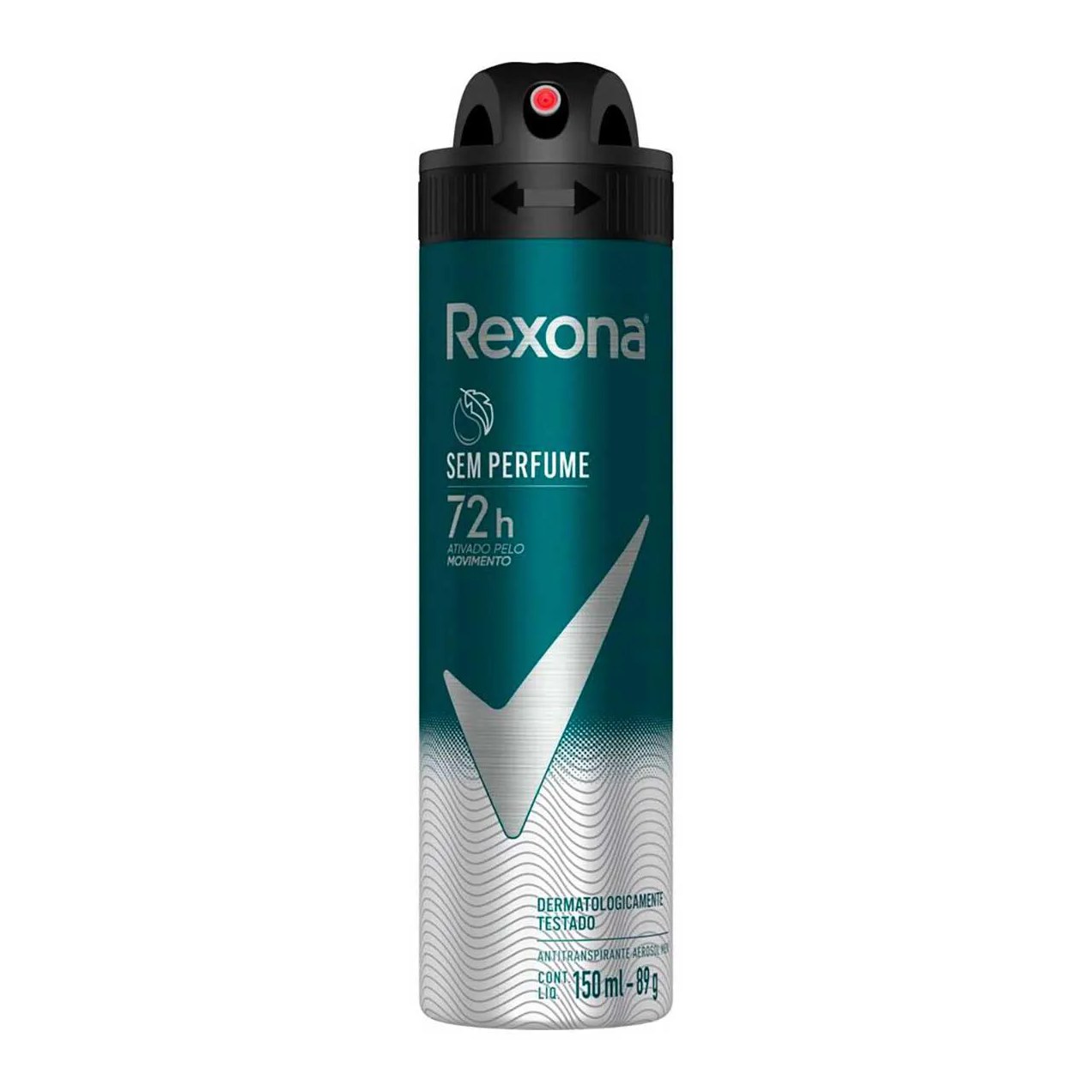 Desodorante Antitranspirante Aerosol Rexona Men Sem Perfume 72h 150ml