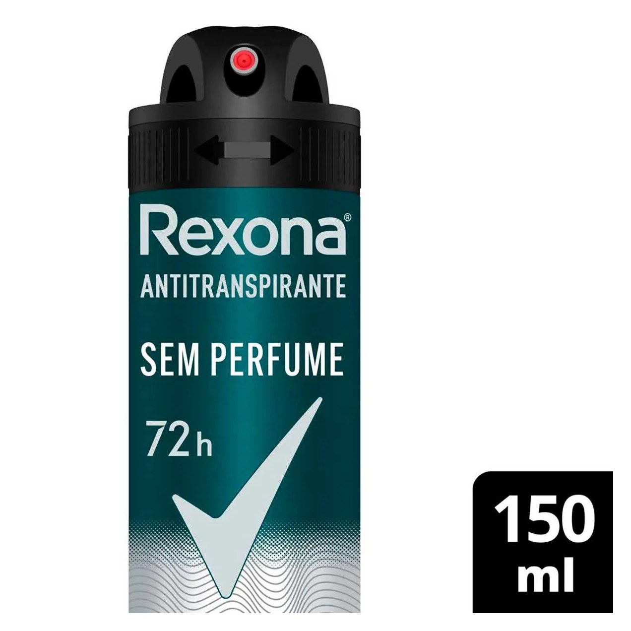 Desodorante Antitranspirante Aerosol Rexona Men Sem Perfume 72h 150ml