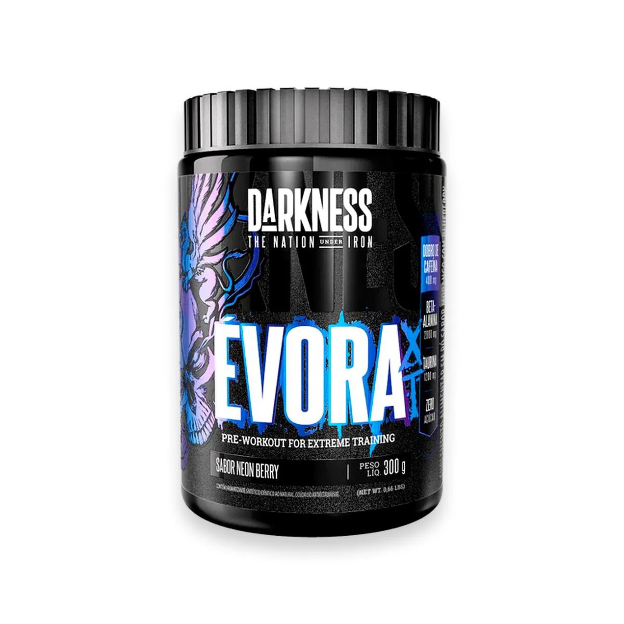 Pré Treino Évora Xt Darkness Neon Berry 300G