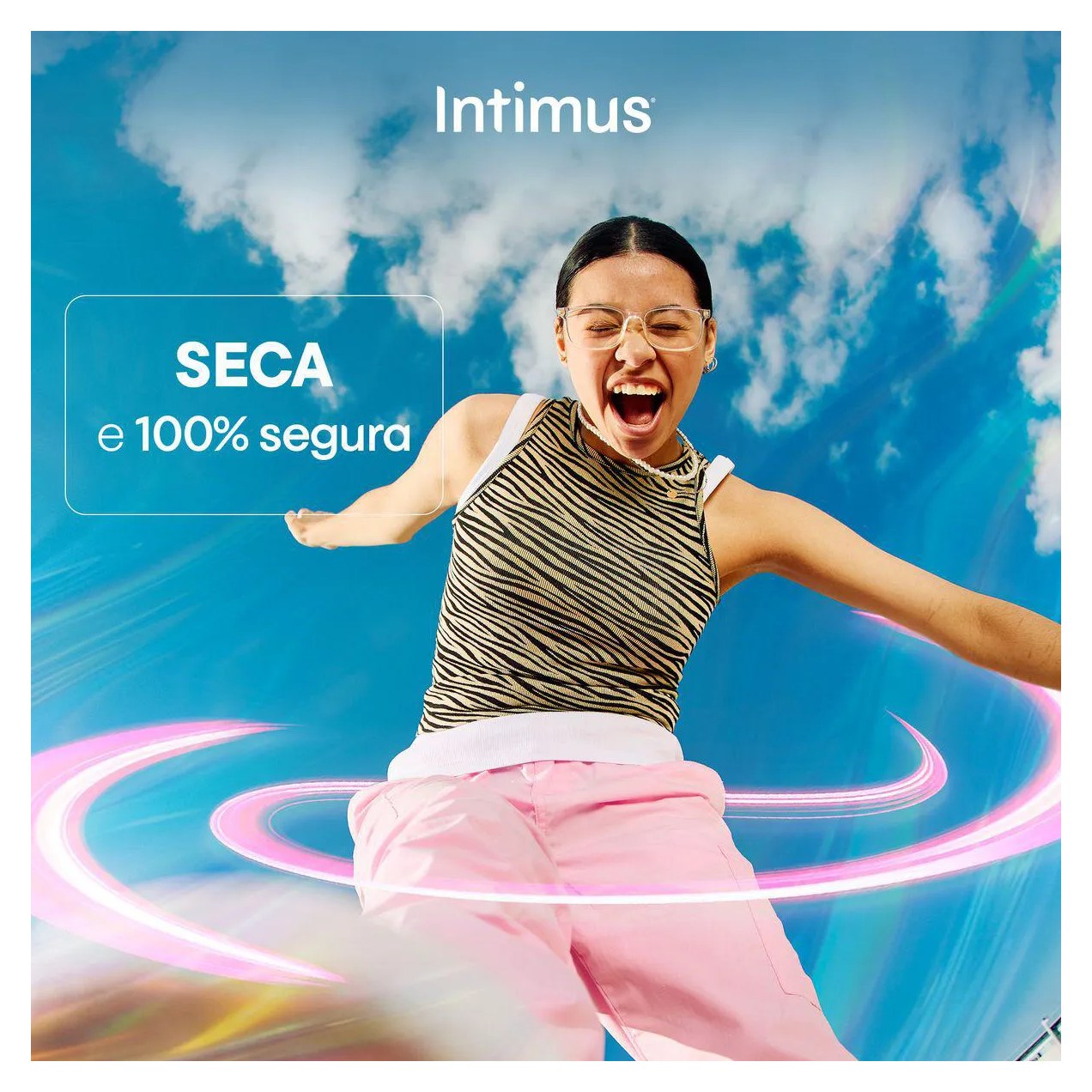 Absorvente Intimus Toda Protegida Cobertura Suave com Abas 8 unidades