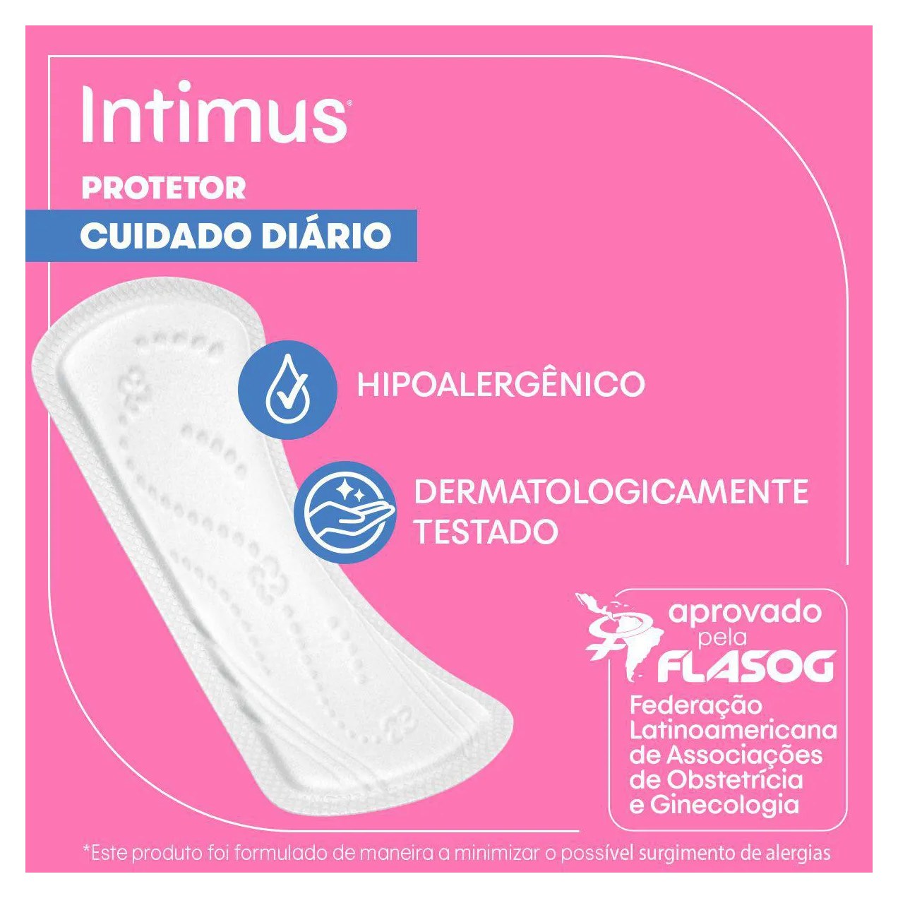 Protetor Diário Intimus Cuidado Diário sem Perfume 40 Unidades