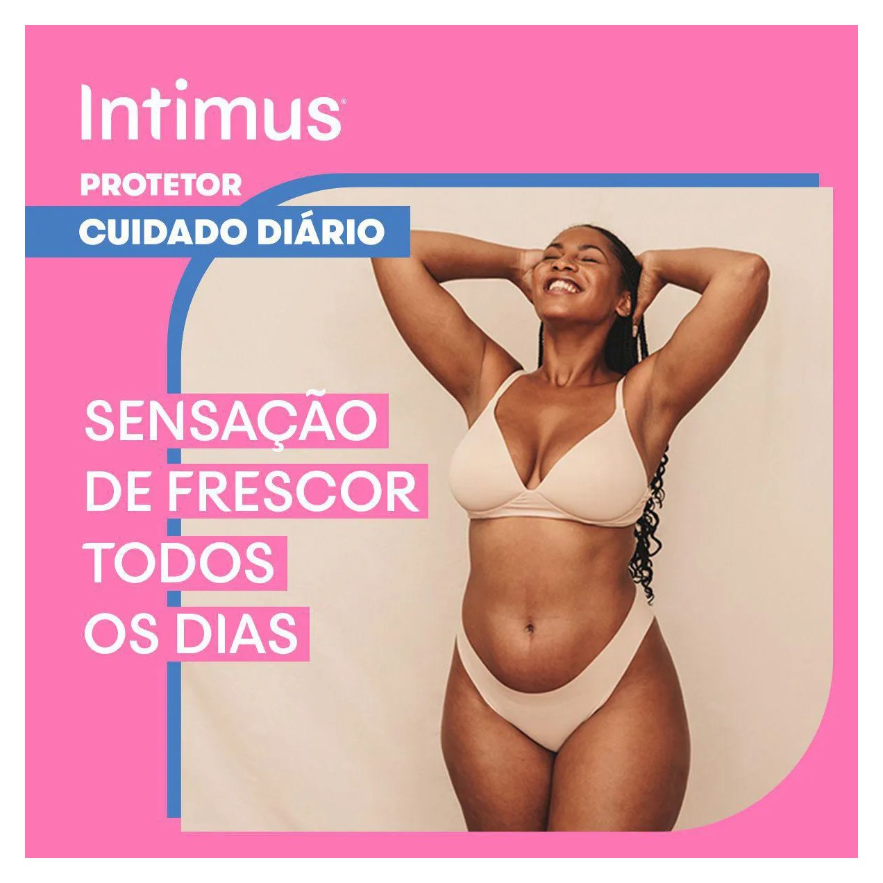 Protetor Diário Intimus Cuidado Diário com 80 Unidades