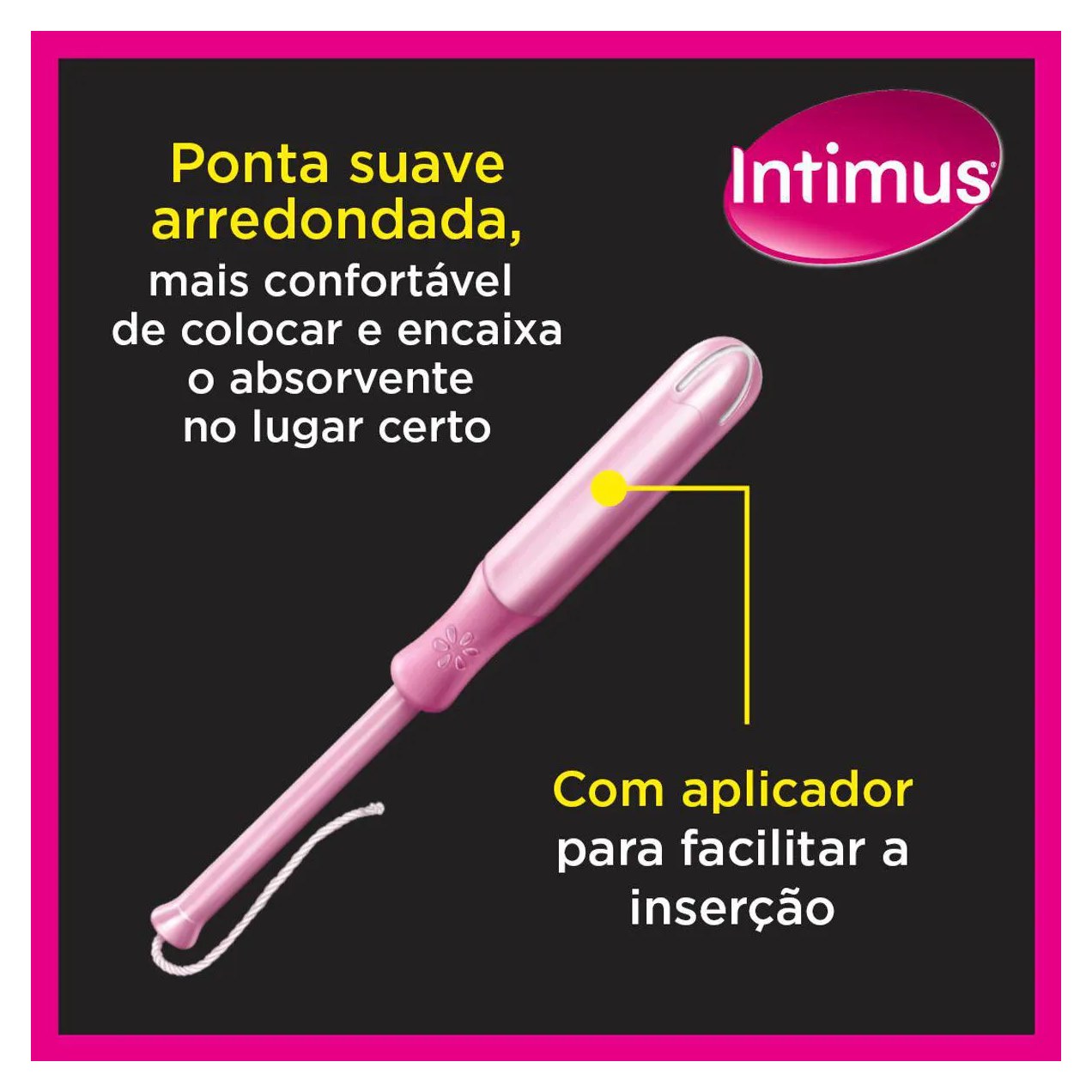 Absorvente Interno Intimus Sport Médio 8 unidades + Aplicador