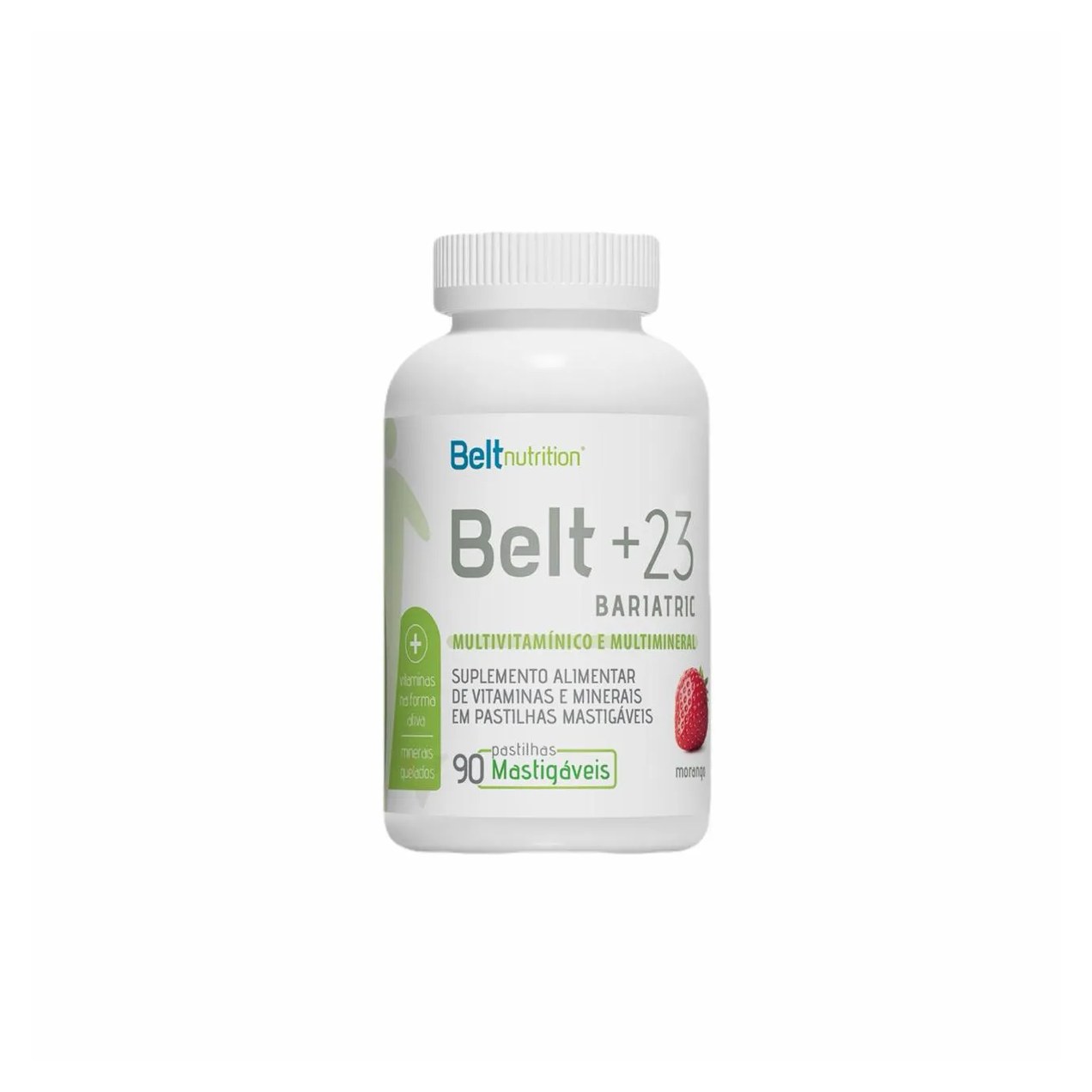 Belt+23 Bariatric - Sabor Morango - 90 Pastilhas Mastigáveis