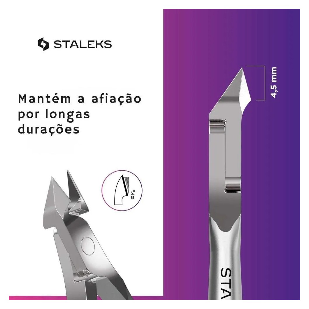Alicate de Cutícula Profissional Staleks Ns-10-7 Inoxidável