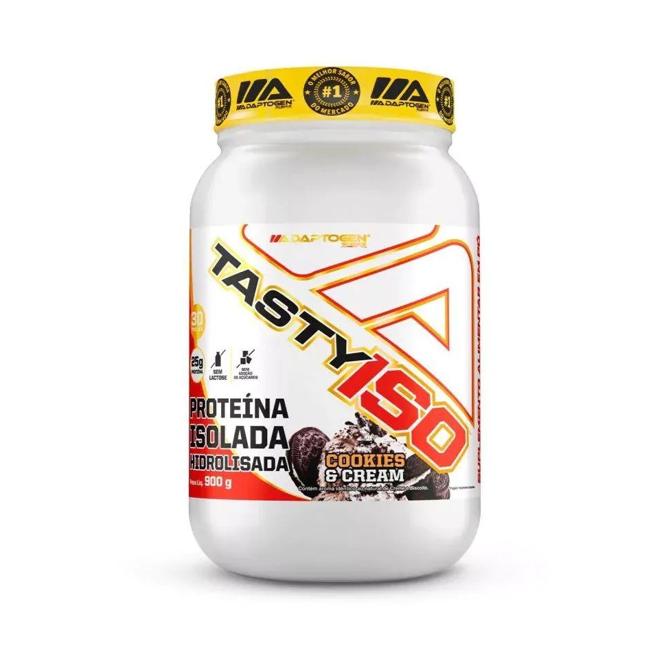 Tasty Iso Whey (900g) - Sabor: Cookies e Cream