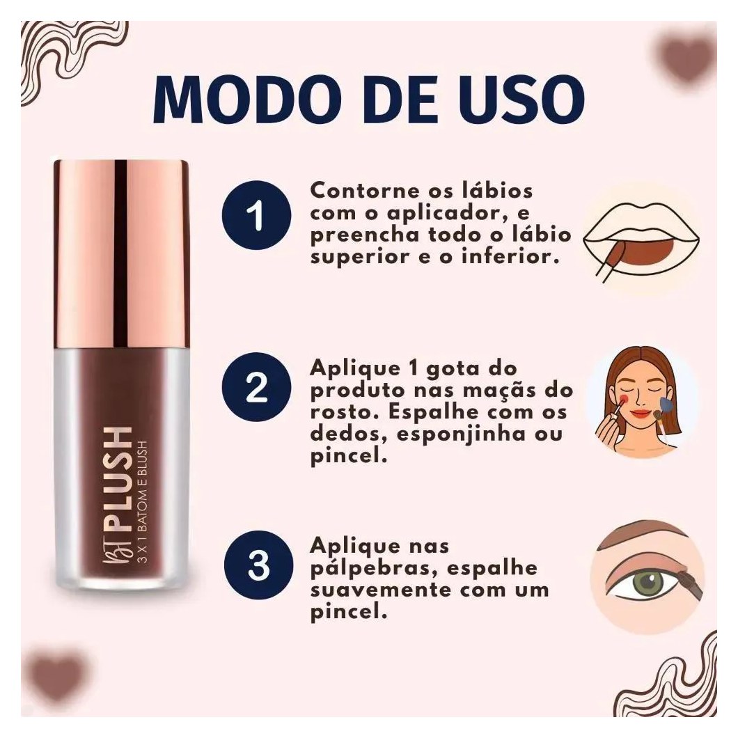 Blush Cremoso Bruna Tavares BT Plush 6g - Cocoa