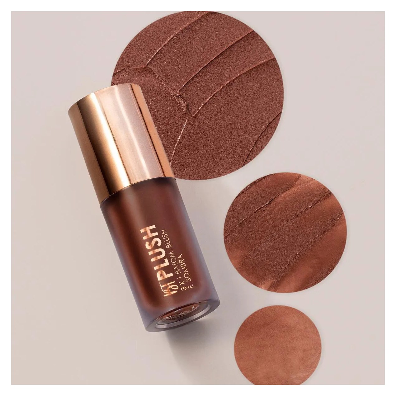 Blush Cremoso Bruna Tavares BT Plush 6g - Cocoa