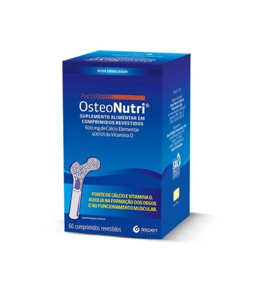 Osteonutri Suplemento Alimentar Aspen 60cpr