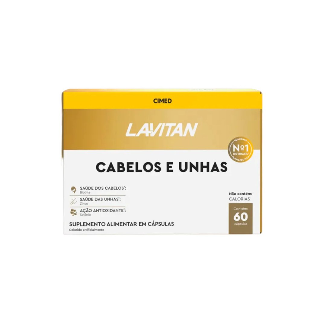 Lavitan Hair Cabelos e Unhas com 60 Cáps - Cimed