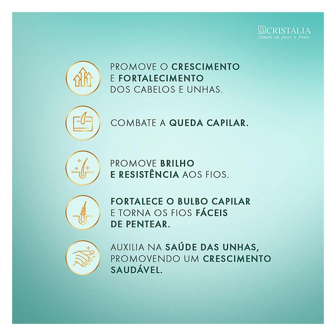 Suplemento Vitamínico Tacitá Unhas e Cabelos - 30 Comprimidos