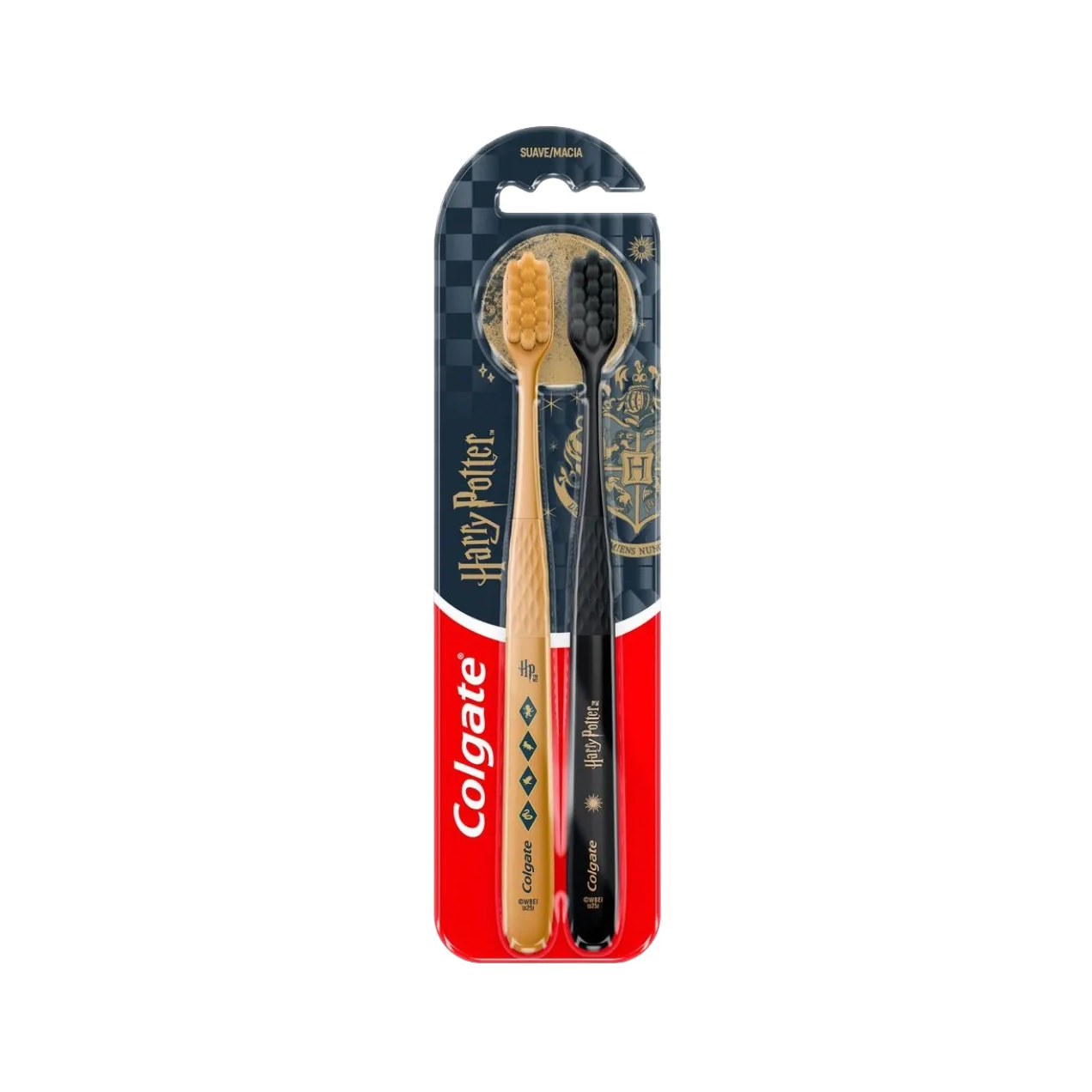 Escova de Dente Colgate Harry Potter Suave/Macia 2 unidades