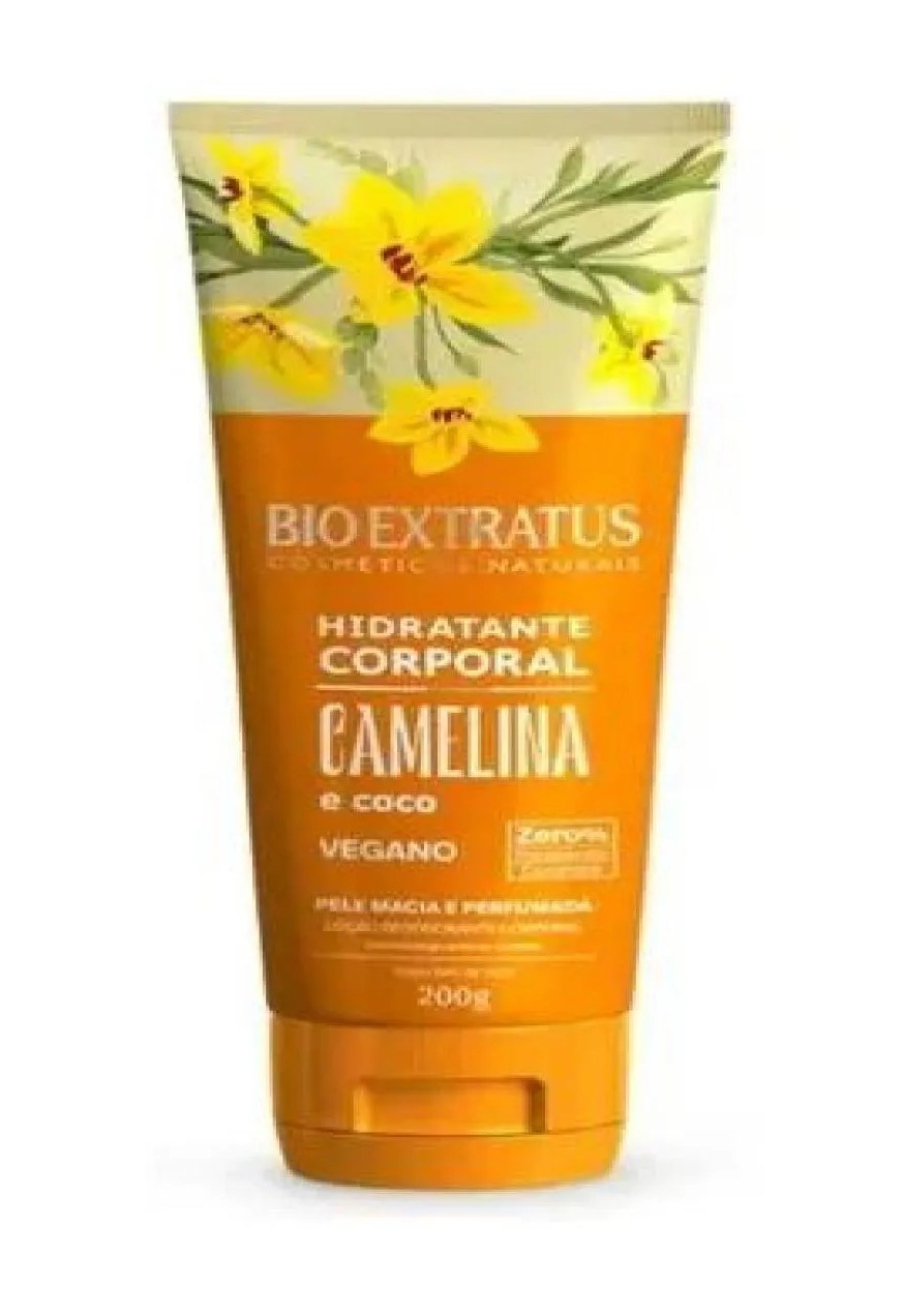 Hidratante Corporal Camelina e Coco Vegano Bio Extratus 200G