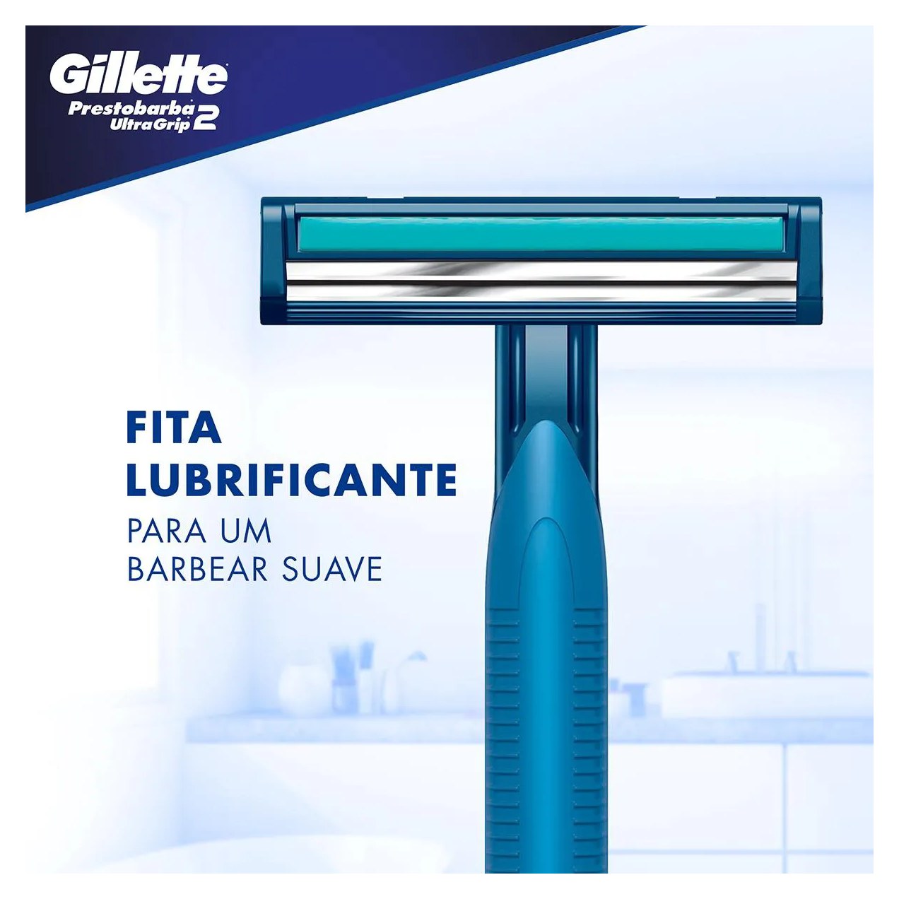 Aparelho para Barbear Masculino Gillette Prestobarba Ultragrip com 2 unidades