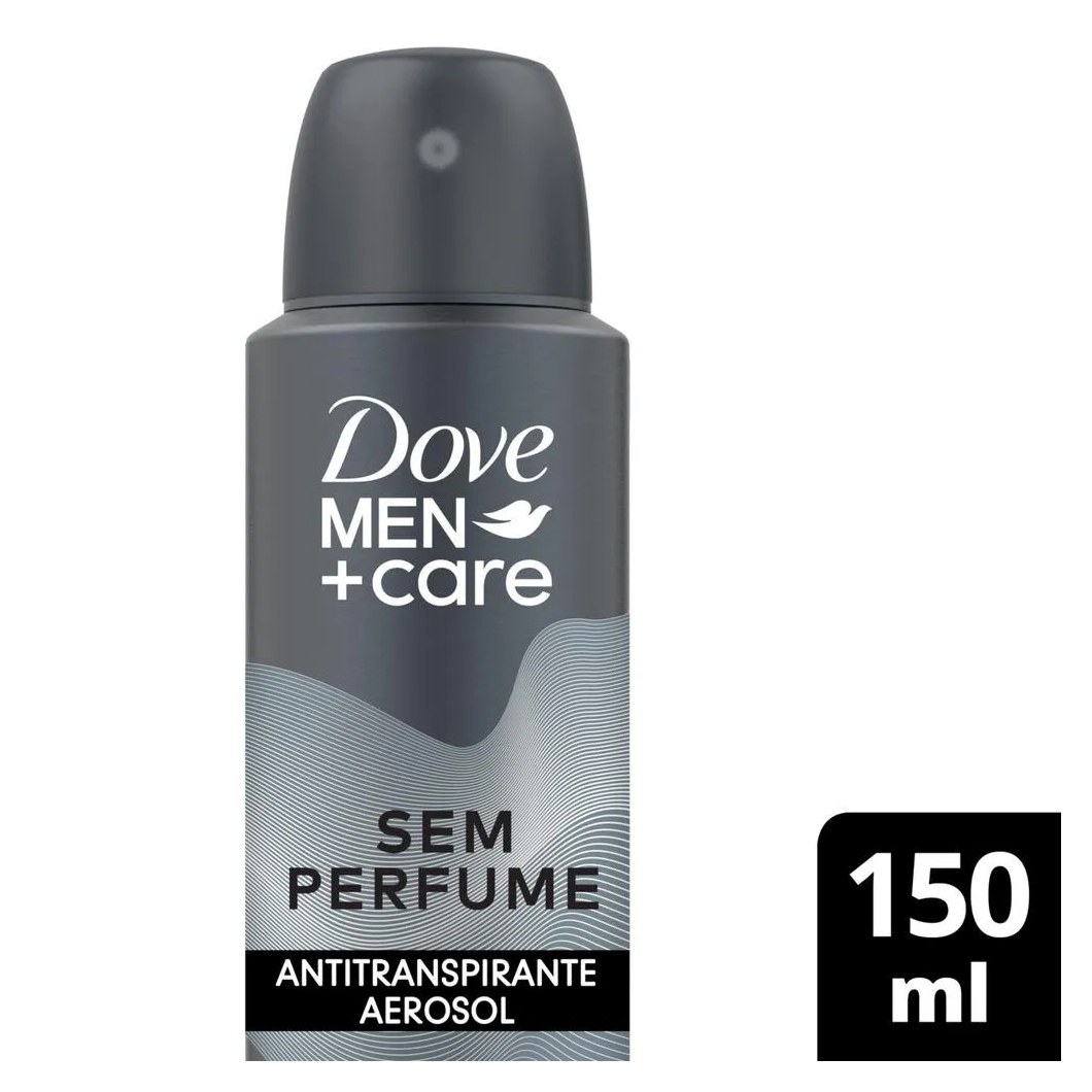 Desodorante Antitranspirante Aerosol Dove Men +Care Sem Perfume 48h 150ml