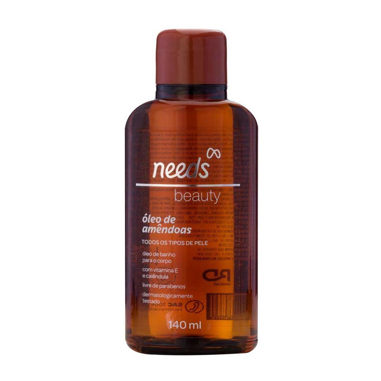 Óleo de Amêndoas Needs Beauty para Banho 140ml