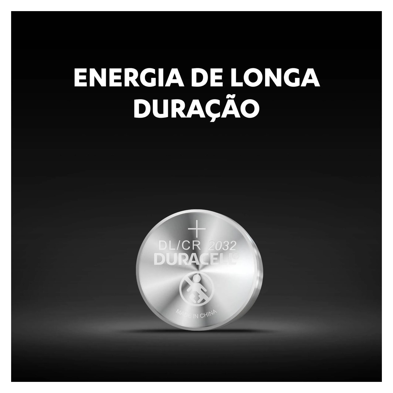 Pilha de Lítio Duracell Tipo Moeda Bateria CR2032 2 unidades