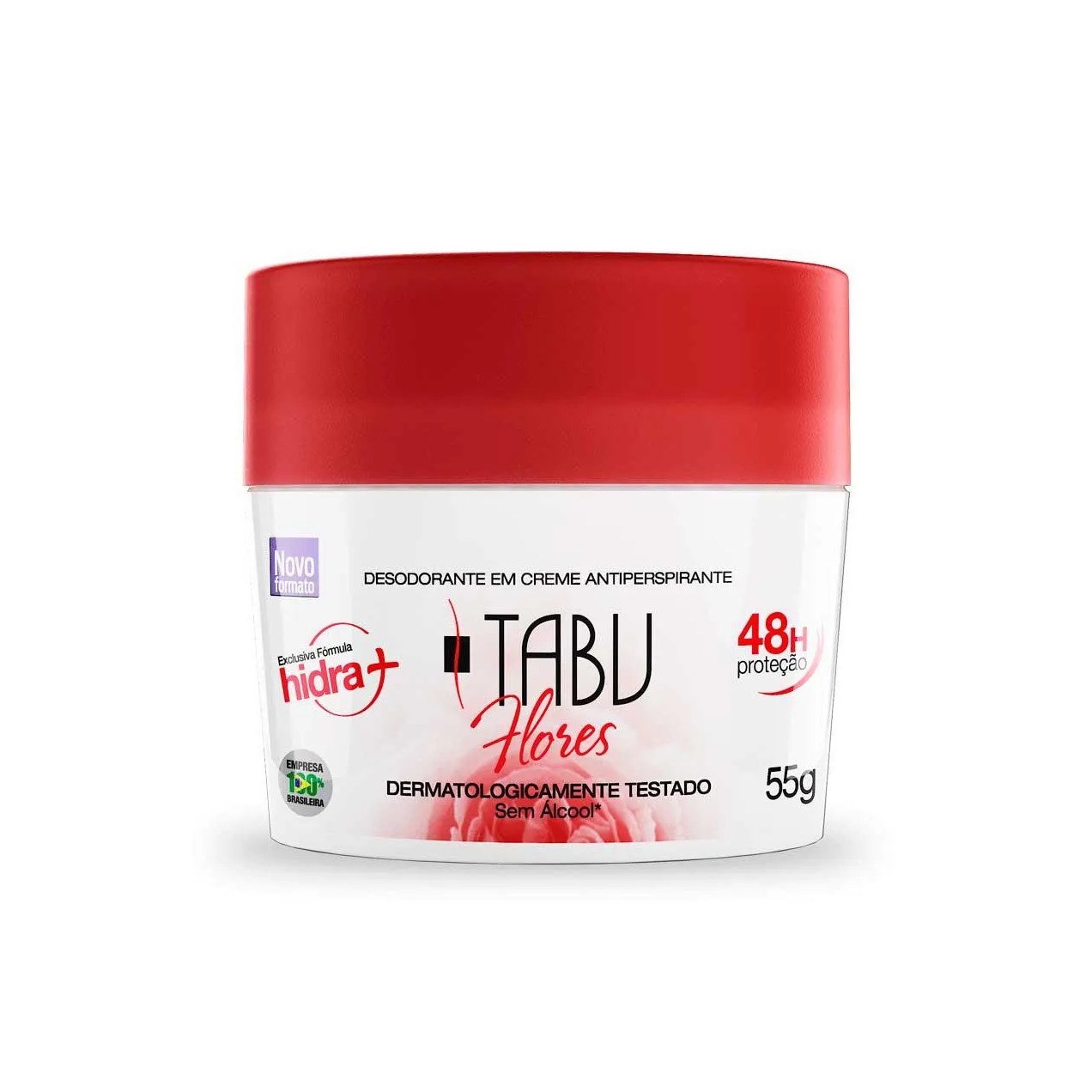 Desodorante Antitranspirante Creme Herbíssimo Tradicional 48h 55g
