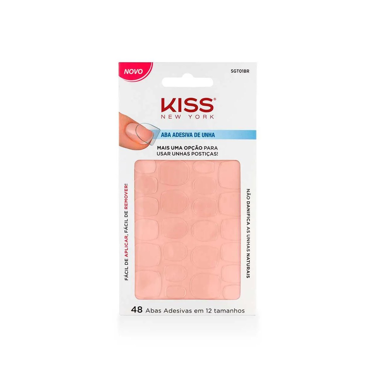 Unhas Autocolantes Impress Matchmaker Curto