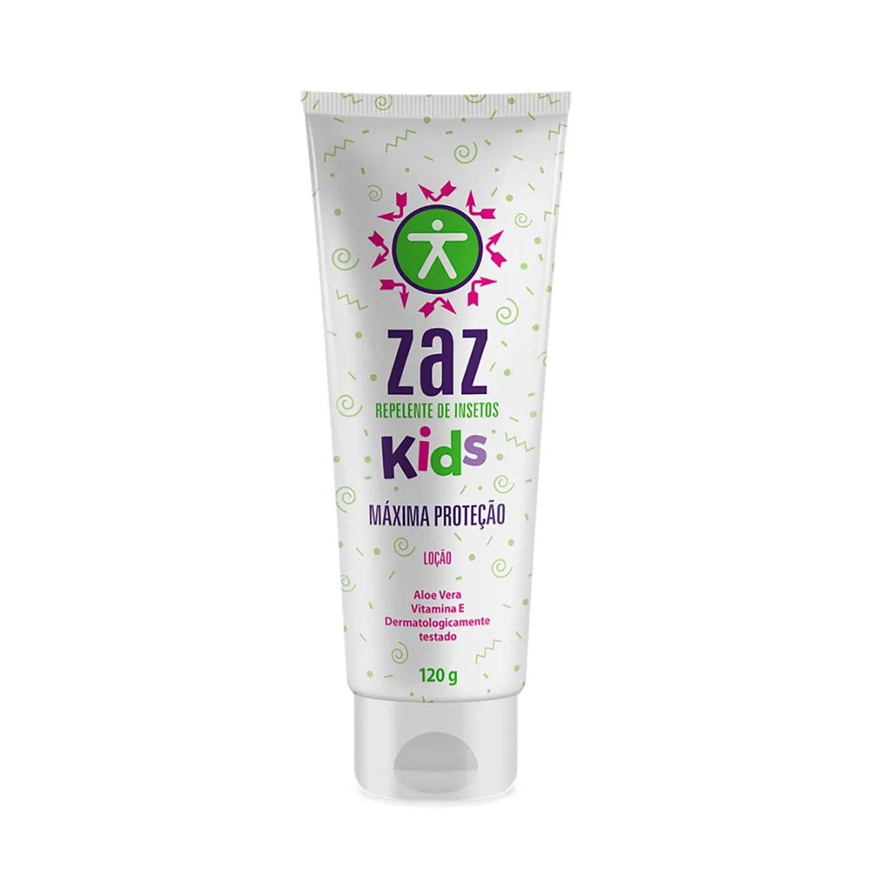 Repelente de Inseto Infantil Zaz Kids com DEET Loção 120g