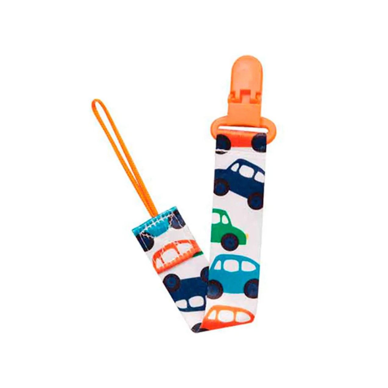 Prendedor de Chupeta Buba Baby Carrinhos com 1 unidade