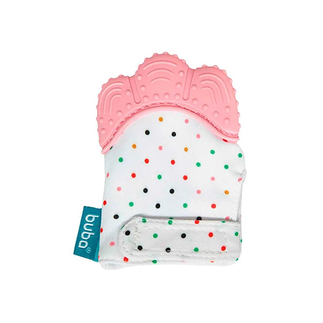Luvinha Mordedor Buba Baby de Silicone Rosa 1 unidade