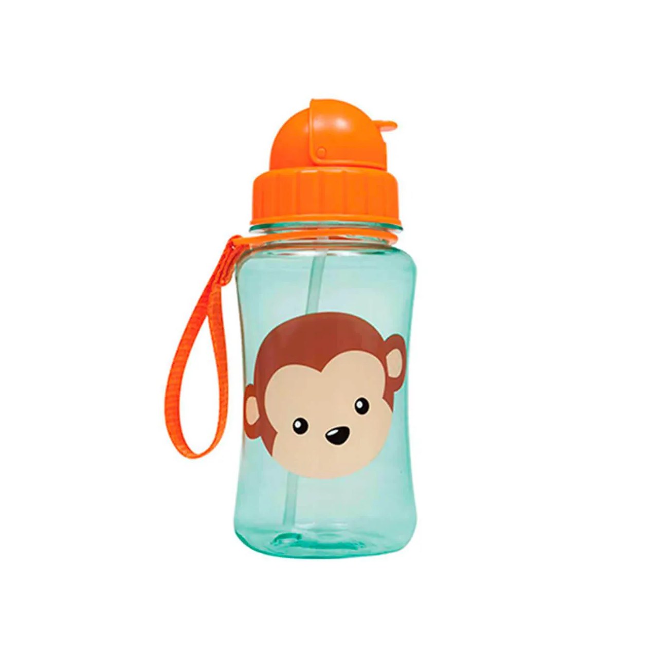Garrafinha Buba Baby Animal Fun Laranja Macaco 350ml