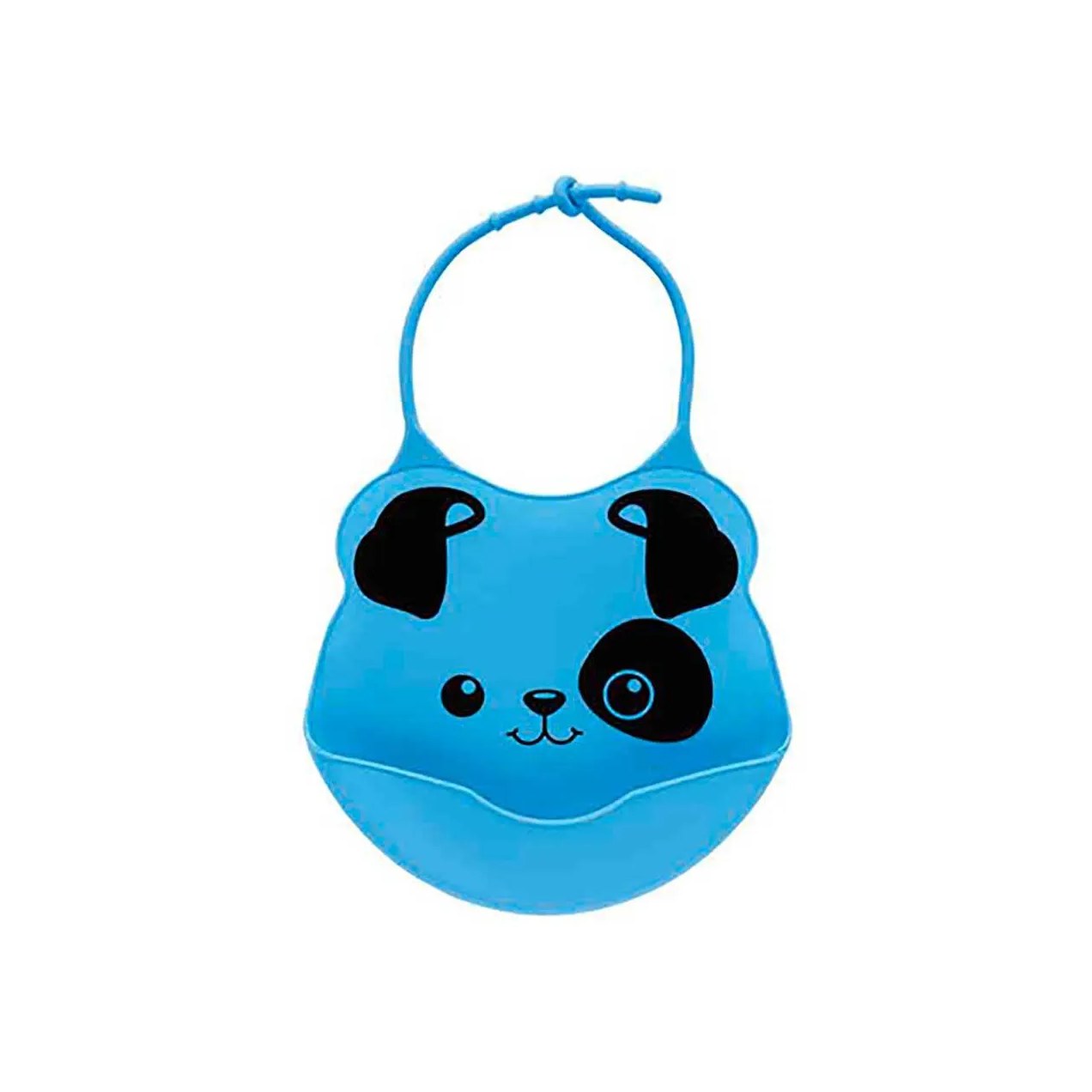 Babador de Silicone Buba Baby Azul 1 unidade