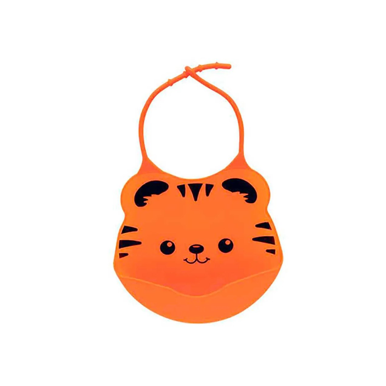 Babador de Silicone Buba Baby Laranja 1 unidade