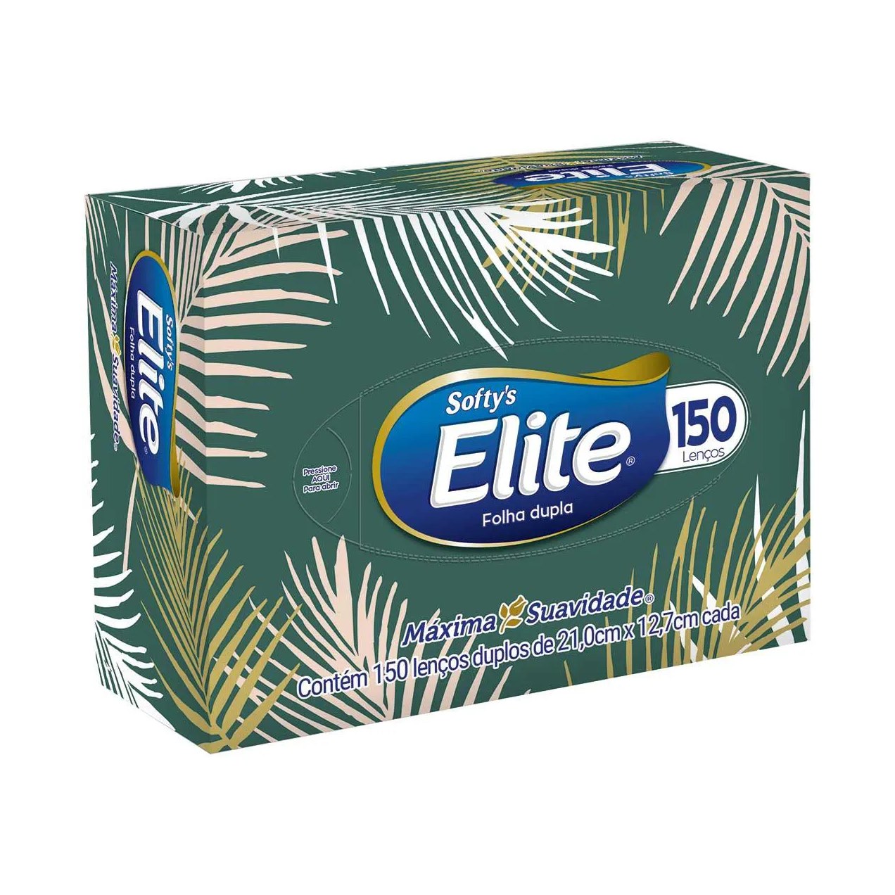 Lenço de Papel Softy's Elite com 150 Unidades