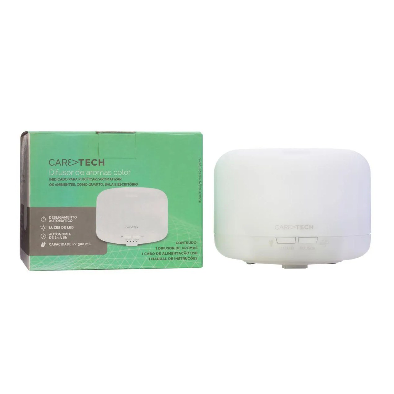 Difusor de Aromas Purificador Caretech Colors HC385