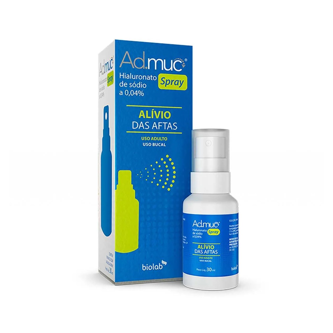 Spray Antisséptico Bucal Ad.Muc 30ml