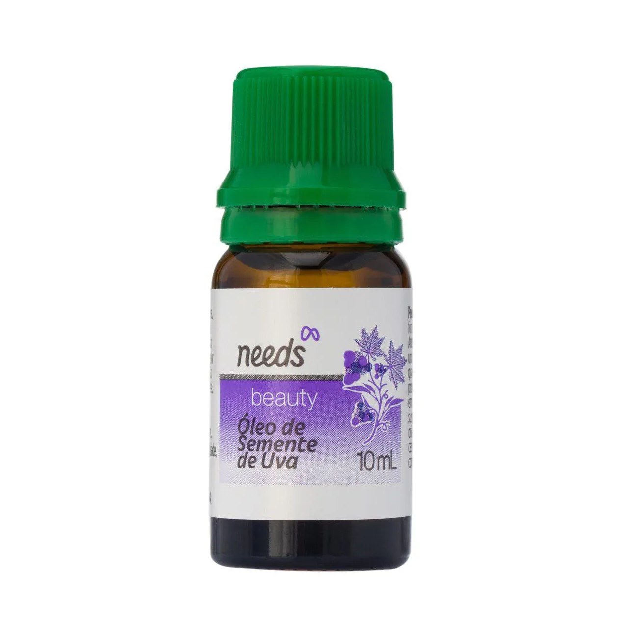 Óleo de Semente de Uva Needs Beauty Pele e Cabelo 10ml