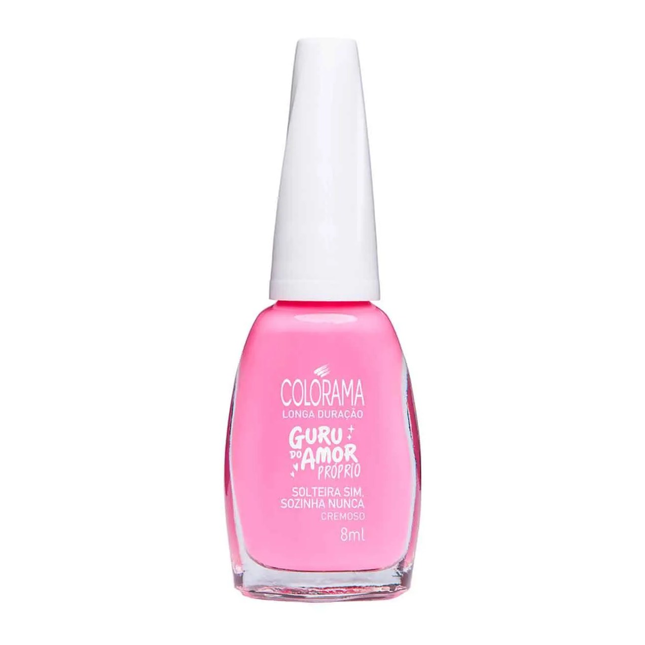 Esmalte Cremoso Colorama Guru do Amor Próprio 8ml – Solteira Sim, Sozinha Nunca