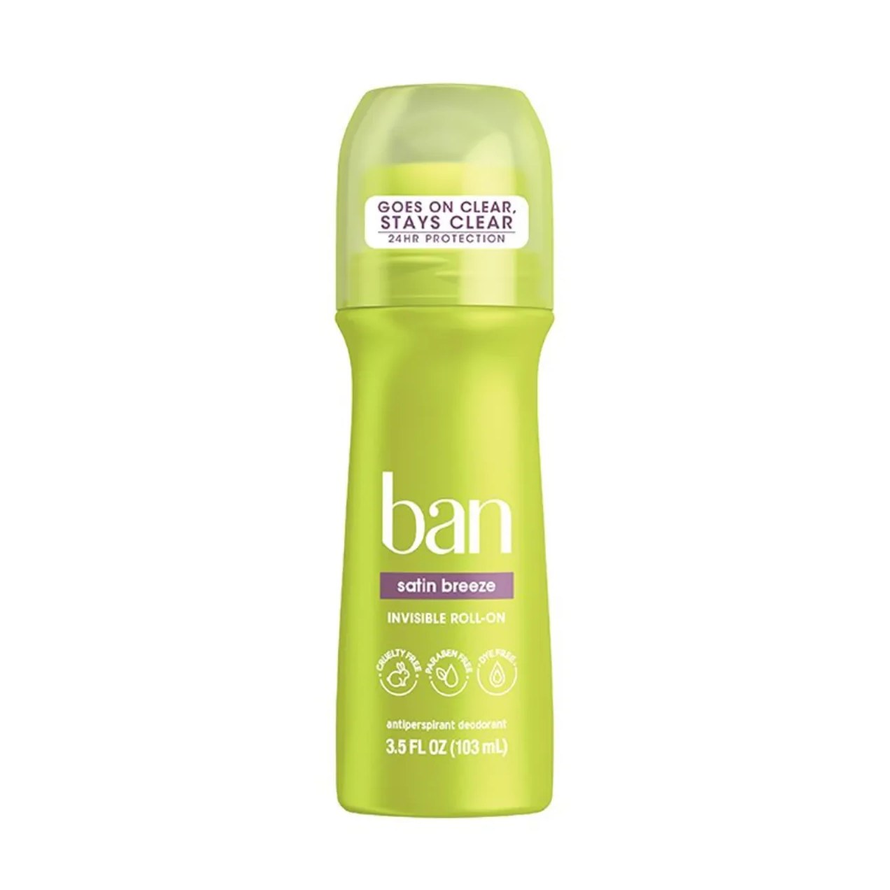 Desodorante Antitranspirante Roll-On Ban Satin Breeze 24h 103ml