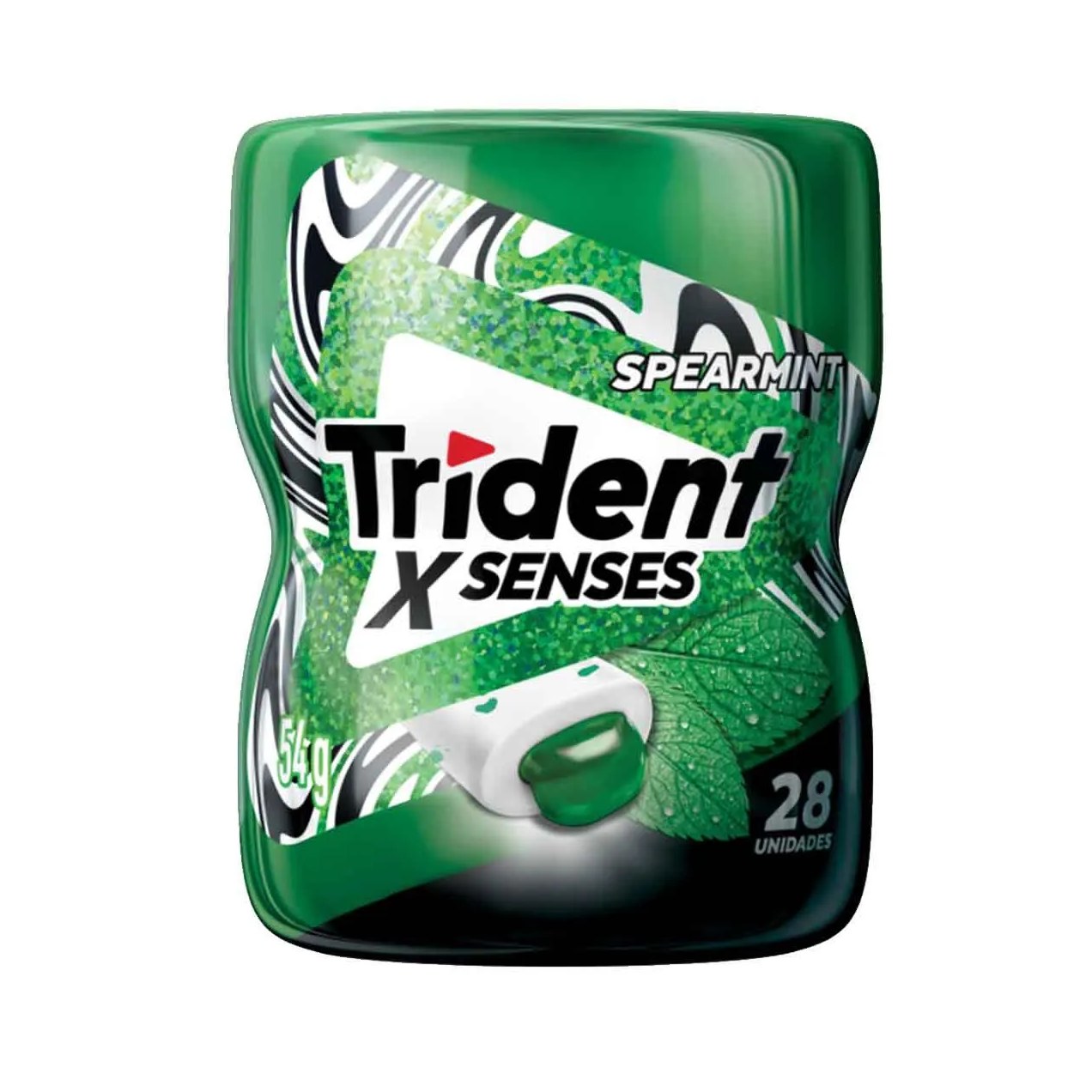 Goma de Mascar Trident X Senses Menta Sem Açúcar 54g