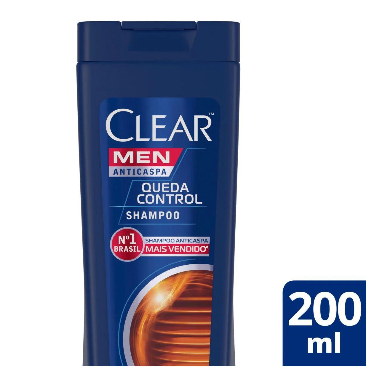 Shampoo Anticaspa Clear Men Queda Control 200ml
