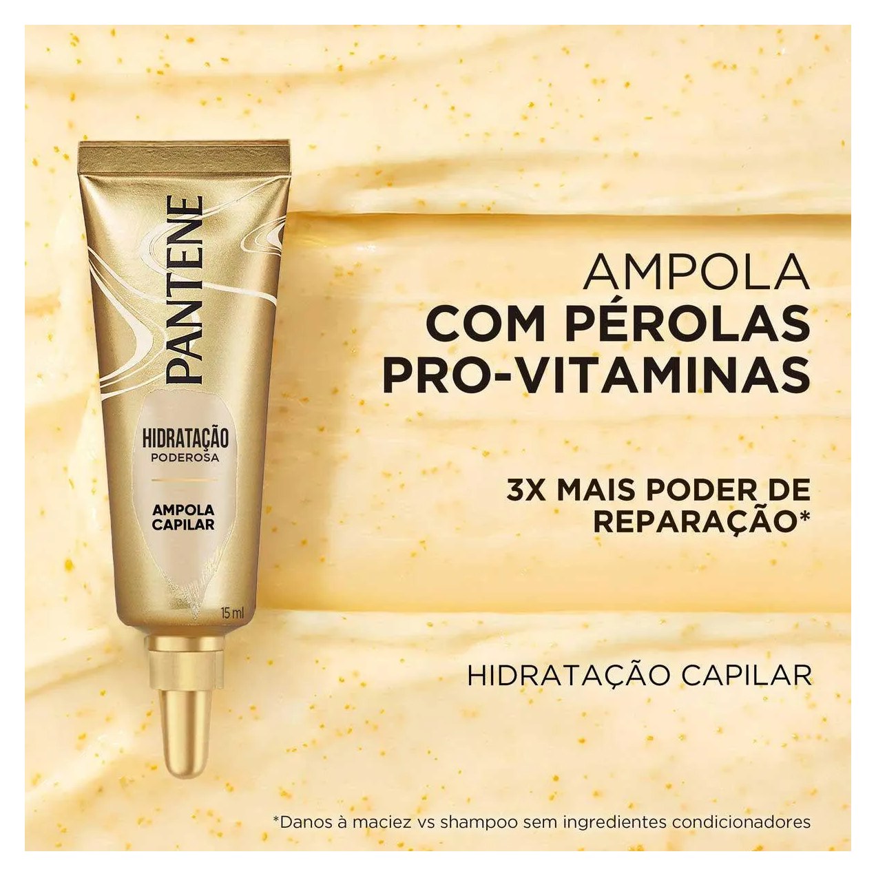 Kit Ampola de Tratamento Pantene Hidratação Poderosa com 3 unidades de 15ml