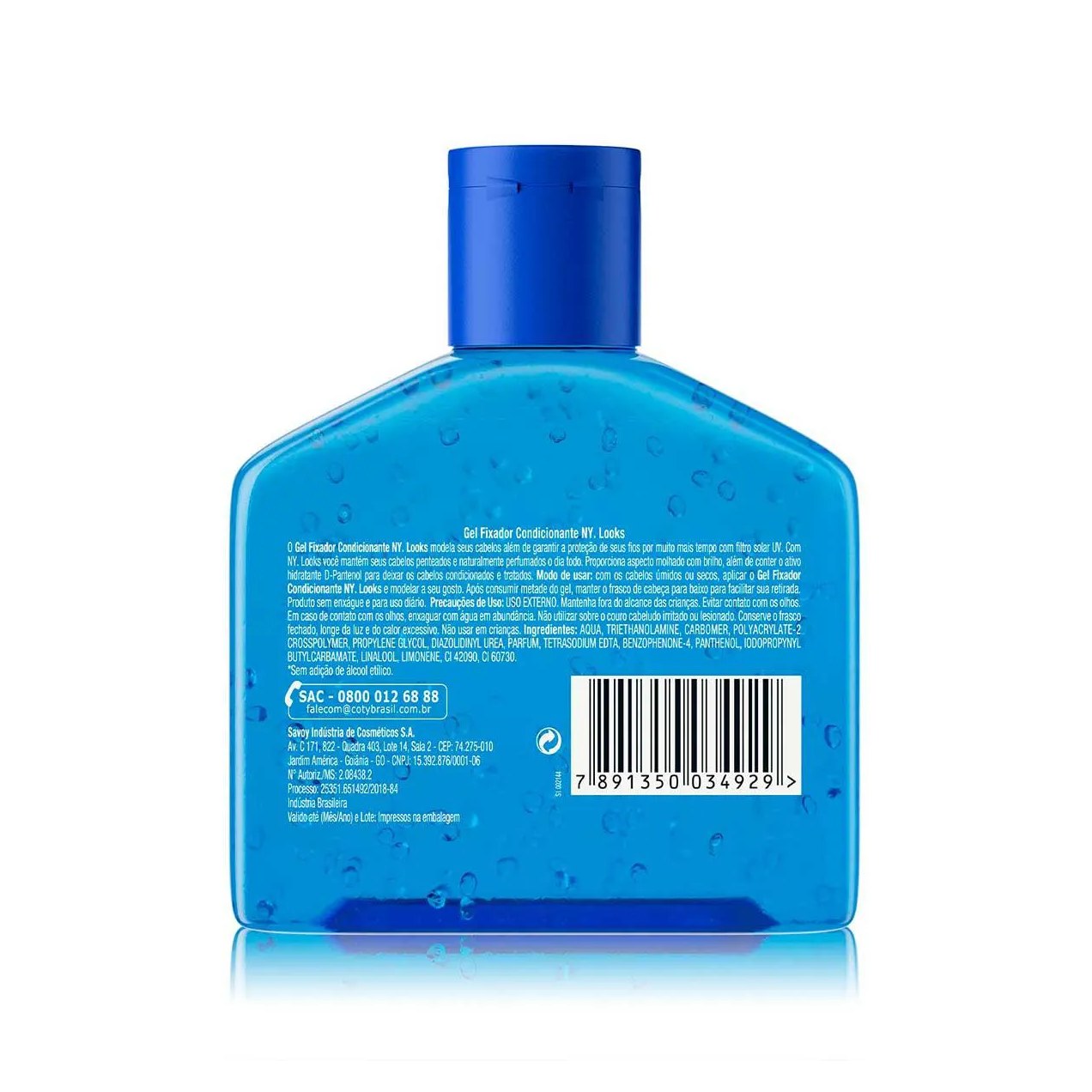 Gel Fixador Capilar Ny Looks Mega Fixação com 240g