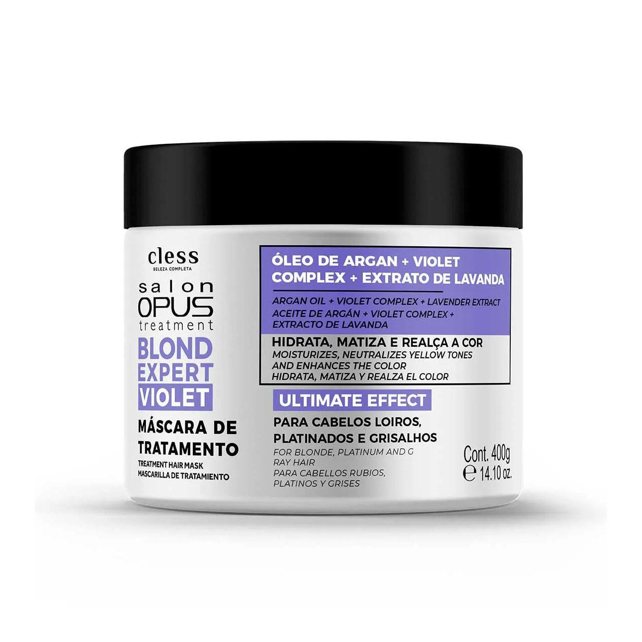 Máscara de Hidratação Salon Opus Liso Perfeito 400g